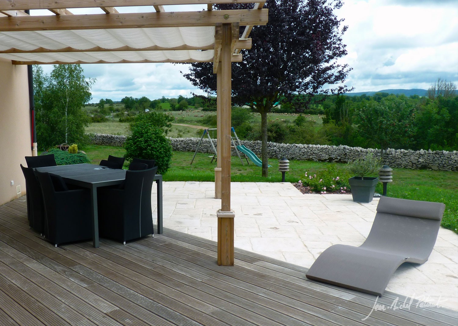 Pergola en bois